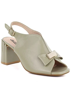 Dámské sandály na jehlovém podpatku s mašlí Jezzi olivové model 22081708 - Hikvision