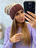 Dámska čiapka Feba K330 hnedá