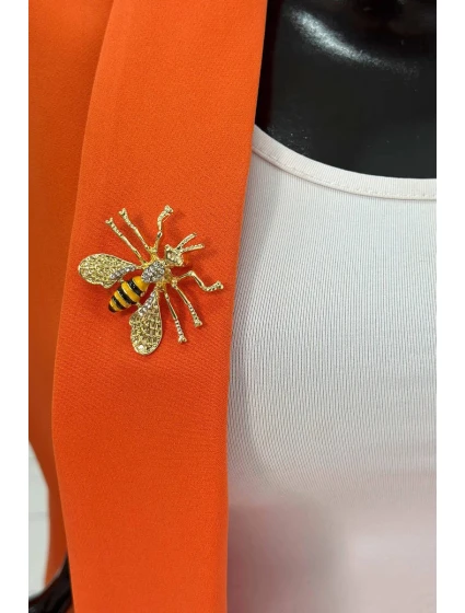 Brož  černý model 18754329 - K-Fashion