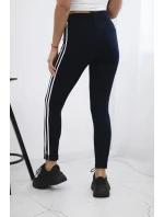 Nohavice s dvoma lampášmi tmavomodré