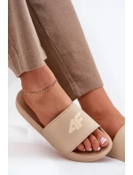 Klapki Damskie 4F 4FRMM00FSLIF010-83S Beżowe Klapki Damskie 4F 4FRMM00FSLIF010-83S Beżowe