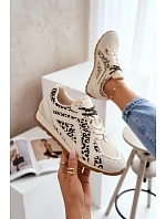 Kožené semišové dámské tenisky Big Star model 22074804 béžové - Big Star Shoes