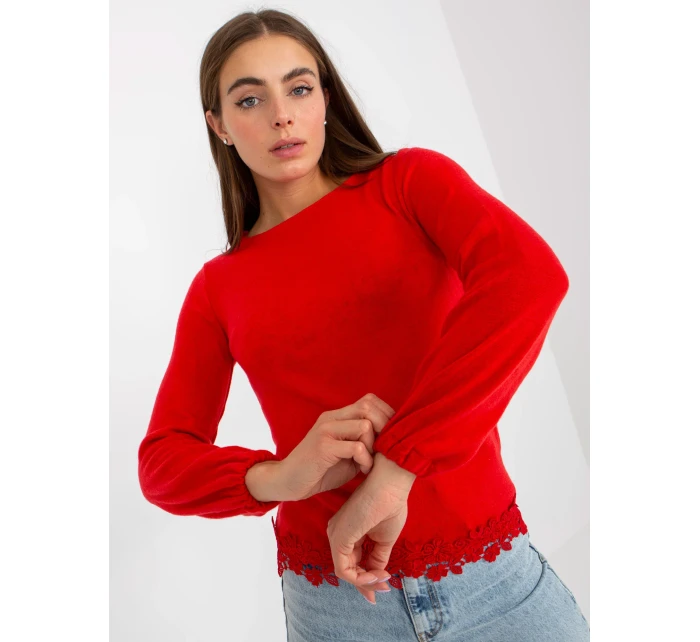 Blúzka LK BZ 506786.58P červená