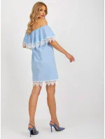 Sukienka LK SK model 18625266 jasny niebieski - FPrice Sukienka LK SK model 18625266 jasny niebieski - FPrice