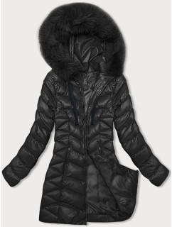 Čierna dámska zimná bunda (5M3139-392)