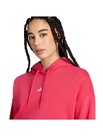 Dámská mikina adidas Essentials Small Logo Feel Cozy, růžová, KF8401 Dámská mikina adidas Essentials Small Logo Feel Cozy, růžová, KF8401