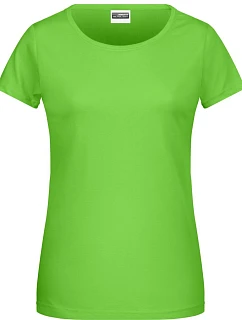 8007 Dámské tričko z bio bavlny model 22415426 lime green - Daiber