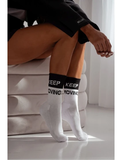 Dámské ponožky Keep Moving bílé