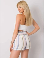 Šortky RO SN 2514.34P biela a modrá