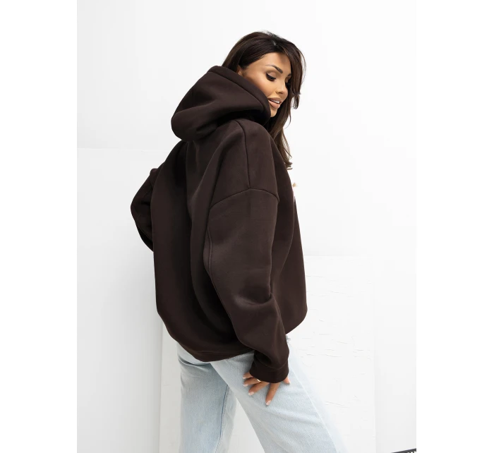 Mikina RV BL A1043.17 tmavohnedá Mikina RV BL A1043.17 tmavohnedá