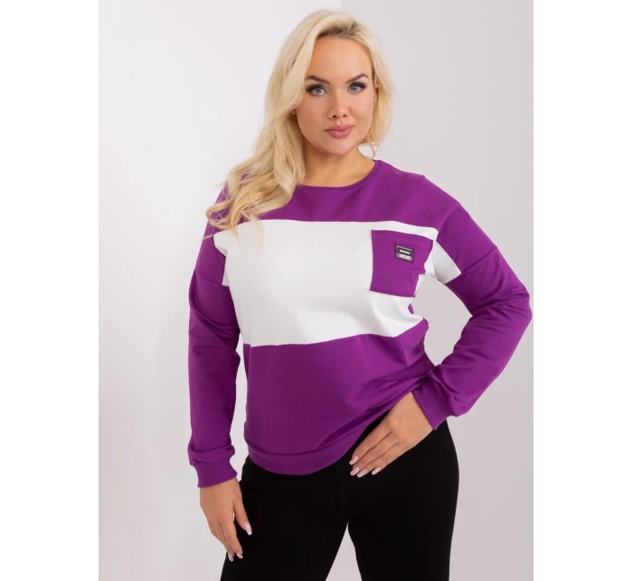 Bluzka RV BZ model 19154317 fioletowy - FPrice Bluzka RV BZ model 19154317 fioletowy - FPrice