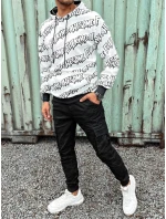 Pánská mikina s kapucí bílá Dstreet model 21978885 - FashionStreet