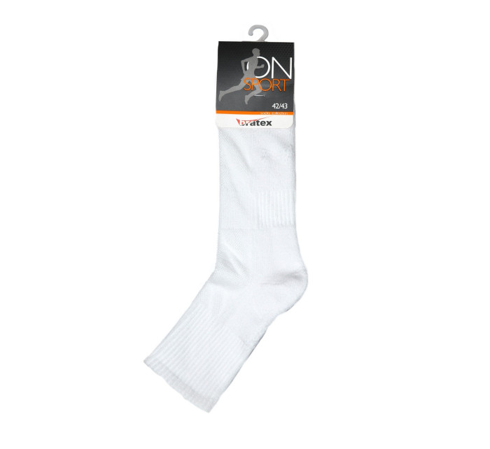 Vzorované pánske polofroté ponožky Bratex M-005 Sport 39-46