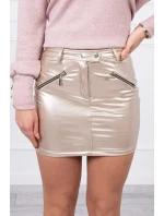 Sukňa s ozdobnými jazdcami béžová Sukňa s ozdobnými jazdcami béžová