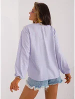 Bluzka model 20235266 jasny niebieski - FPrice Bluzka model 20235266 jasny niebieski - FPrice