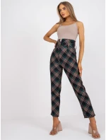 DHJ nohavice SP 3689.08 čierna a zelená