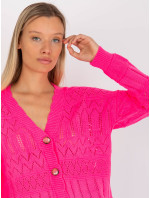 Dámsky sveter LC SW 8022 fluo ružový