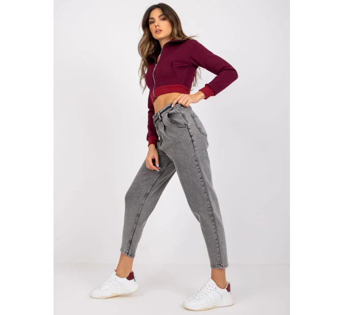 Džínsové nohavice MR SP 255.56P tmavo šedá