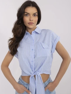 Košeľa NM BZ KA 01147.62P bielo-modrá