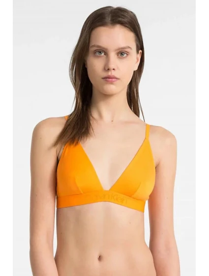 Podprsenka bez kostice model 14653315 oranžová - Calvin Klein Podprsenka bez kostice model 14653315 oranžová - Calvin Klein