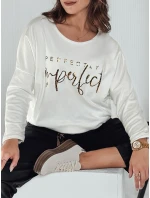 Dámska blúzka oversize PERFSTYLE biela FashionStreet RY2665