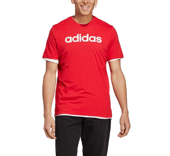 Tričko adidas Essentials Single Jersey Linear Embroidered Logo M IC9278 men
