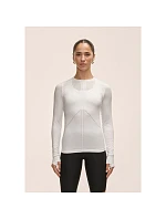Dámske tričko Casall Maze Long Sleeve, biele Dámske tričko Casall Maze Long Sleeve, biele