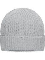 MB Pletená čepice z bio bavlny 03. light grey melange model 22446557 - Daiber MB Pletená čepice z bio bavlny 03. light grey melange model 22446557 - Daiber