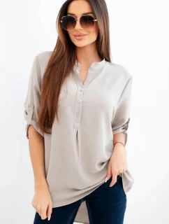 Blúzka s dlhším zadným vejárom