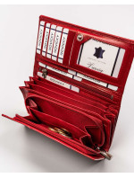 Dámske peňaženky Dámska kožená peňaženka R RD 07 GCL Q 38 červená
