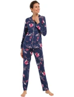 Dámske pyžamo 20232-100-2 tm. modré vzor - Pastunette