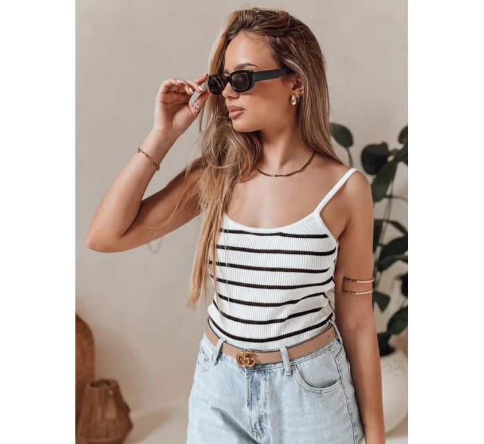 Pruhované body STRIP BACK white FashionStreet RY2901