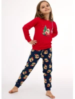 Cornette Detské dievčenské pyžamo 594/186 Teddy length/r Christmas 86-128 Cornette Detské dievčenské pyžamo 594/186 Teddy length/r Christmas 86-128