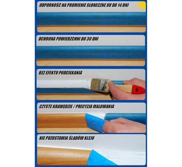 MAKO PROFESIONÁLNA FAREBNÁ PÁSKA 48MMx50M MODRÁ