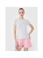Dámské hladké tričko slim model 22088441 - 4F Dámské hladké tričko slim model 22088441 - 4F