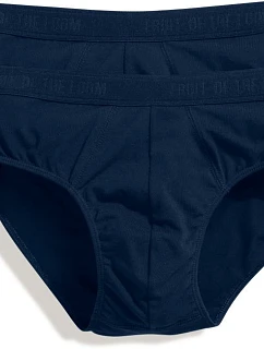 Fruit of the Loom Classic Sport 2-Pack Pánske športové slipy, balenie po 2 ks 16.7018 underwear navy/underwear navy