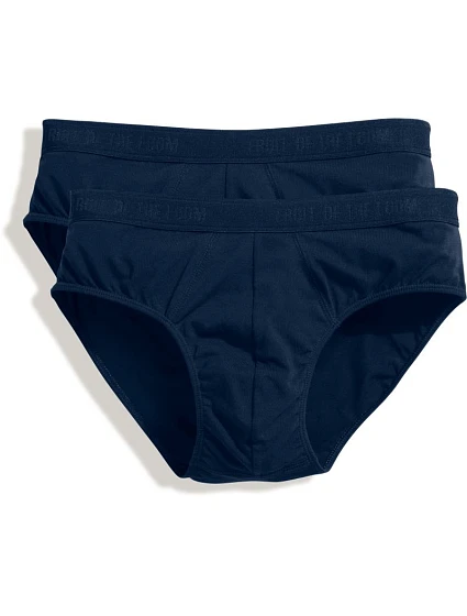 Fruit of the Loom Classic Sport 2-Pack Pánske športové slipy, balenie po 2 ks 16.7018 underwear navy/underwear navy Fruit of the Loom Classic Sport 2-Pack Pánske športové slipy, balenie po 2 ks 16.7018 underwear navy/underwear navy
