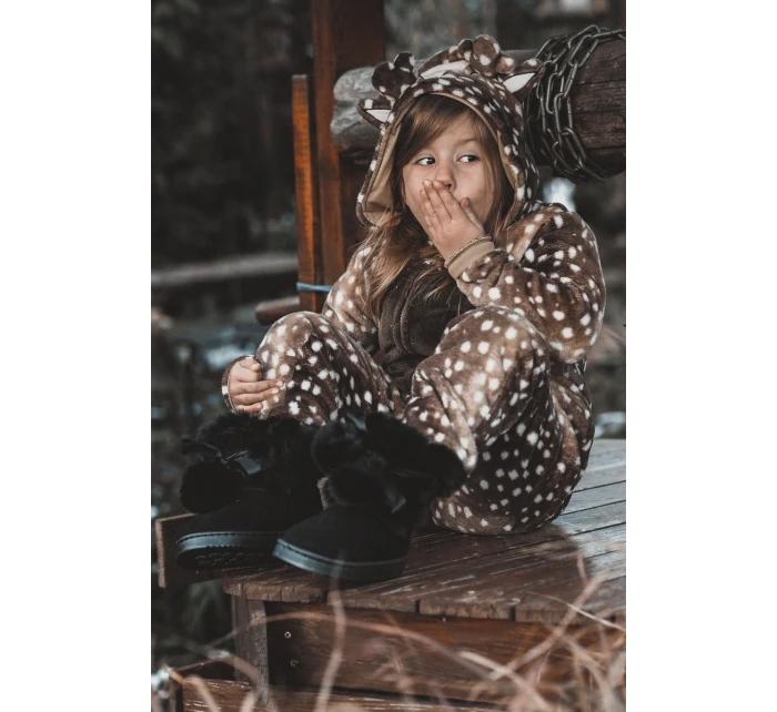 Dětské teplé sněhule Černé model 21600339 - Boto