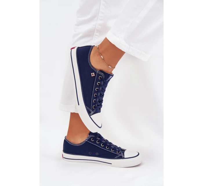 Dámské Nízké Tenisky Big Star model 21705176 Tmavě Modré - Big Star Shoes Dámské Nízké Tenisky Big Star model 21705176 Tmavě Modré - Big Star Shoes