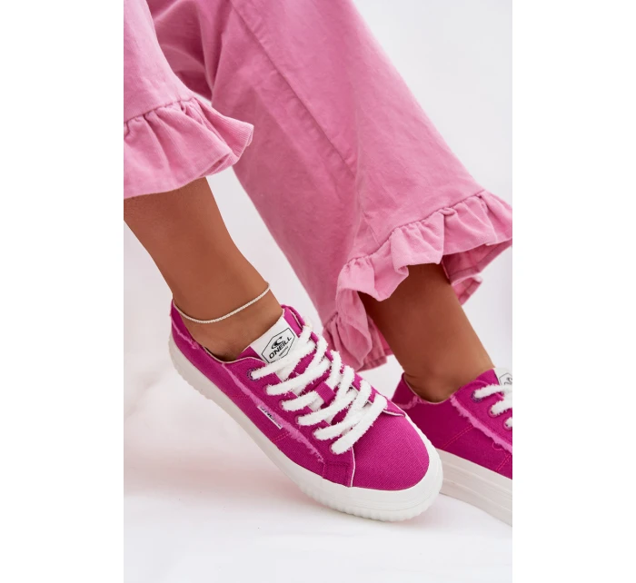 Dámské tenisky na platformě  C WOMEN LOW Fuchsiová model 22027660 - O'neill