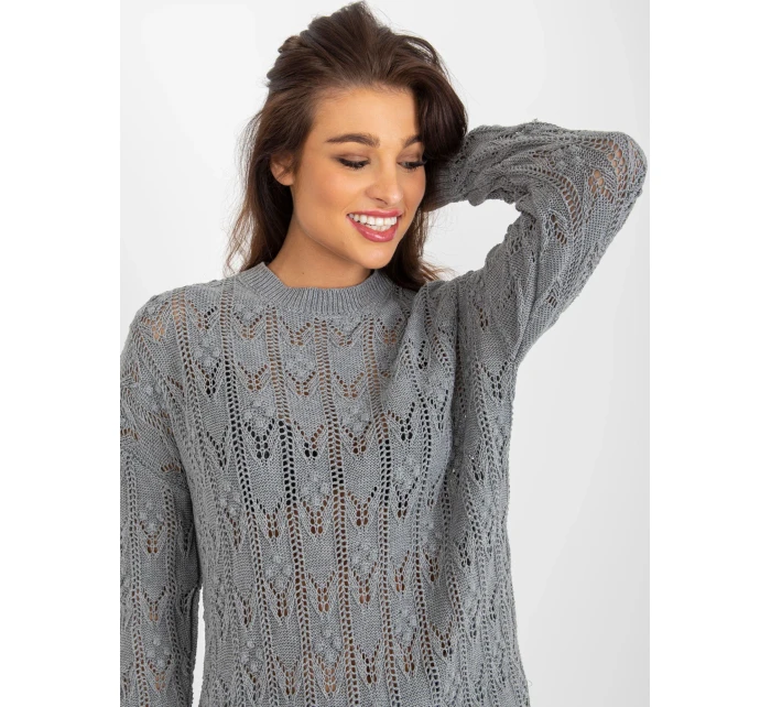 Dámsky sveter BA SW 9000 .31P sivá - FPrice
