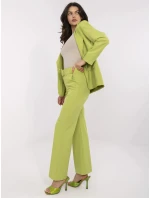 Kalhoty DHJ SP model 20969190 limetkově zelené - FPrice Kalhoty DHJ SP model 20969190 limetkově zelené - FPrice