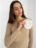 Dámska blúzka a top LK KMPL 506635.54P béžová - FPrice