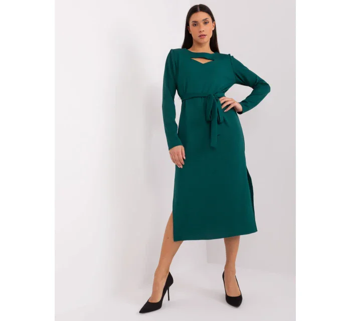 Sukienka LK SK model 19077642 ciemny zielony - FPrice