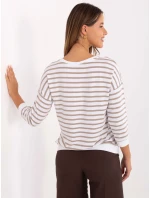 Blúzka RV BZ A790.47 bielo-béžová Blúzka RV BZ A790.47 bielo-béžová