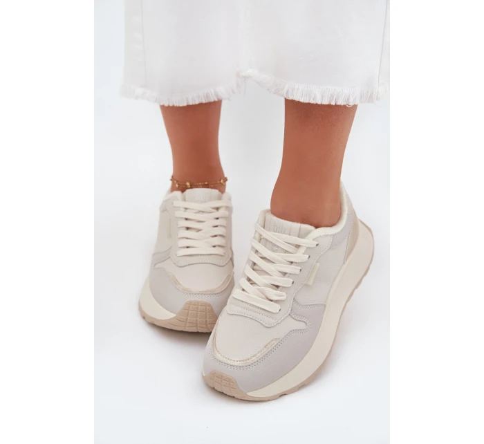 Dámske kožené tenisky Big Star HI-POLY SYSTEM - biele Dámske kožené tenisky Big Star HI-POLY SYSTEM - biele