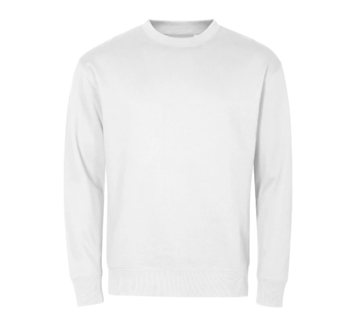 Posádková mikina unisex biela