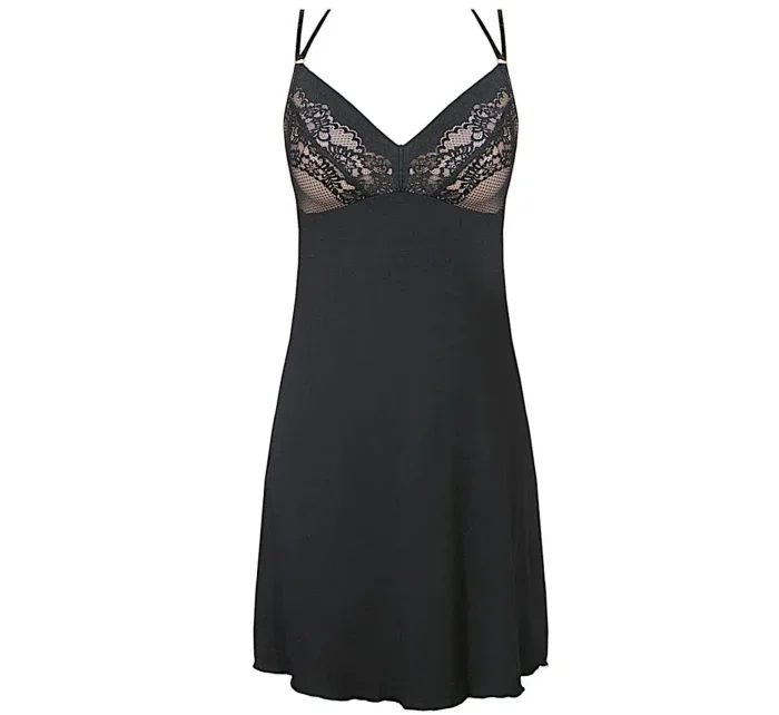 Nočná košeľa Casilda black - NIPPLEX