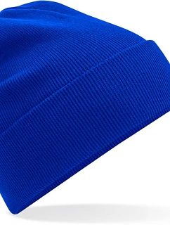 Beechfield B 45N Pletená čiapka z bio bavlny 53.045N bright royal