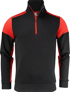 Prime Sweater Mikina s 1/4 zipem black/red model 22453130 - Printer